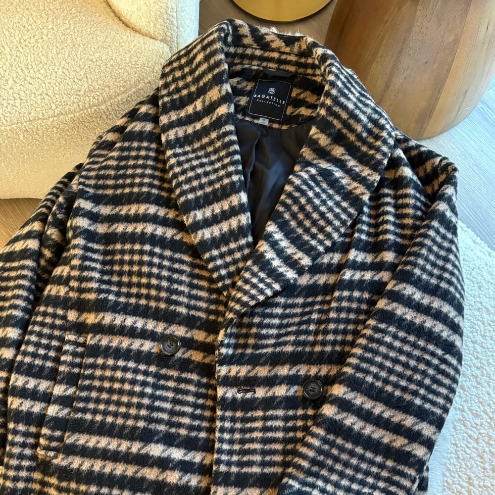 Bagatelle Collection Women’s Tan/Black Coat S